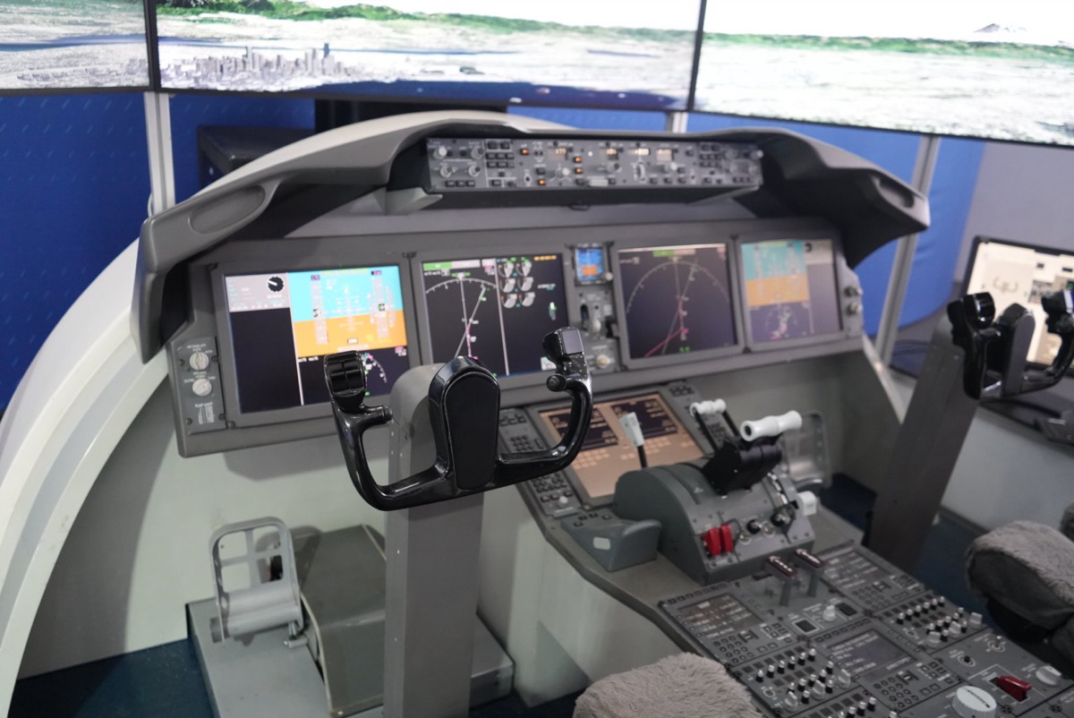 Flight simulator training